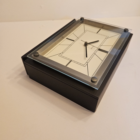 BULOVA Mantle Clock, analog wood espresso brown satin finish - Picture 16 of 17